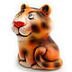 Order Ceramic figurine 'Tiger'. aboka. Livemaster. . Figurine Фото №3