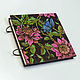Copy of Copy of Sketchbook wood cover 16x16sm "Cat in forest". Notebooks. EVAG. My Livemaster. Фото №5