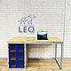 Стол письменный в детскую на заказ LF-684. Столы. Leo-loft. Интернет-магазин Ярмарка Мастеров.  Фото №2