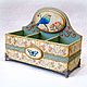 Order Box stand for tea bags 'In the summer garden'. decoupage history. Livemaster. . Houses Фото №3