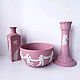 Винтаж: Wedgwood Jasperware Pink Пиала/ваза с Путти в редком розовом цвете. Вазы винтажные. Decor.mylove. Ярмарка Мастеров.  Фото №6