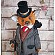 Заказать Джон лис в технике тедди. Татьяна Корчикова teddy & dolls. Ярмарка Мастеров. . Тедди Зверята Фото №3