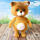Soft toys: Red cat, knitted cat. Stuffed Toys. JuliaCrochetToys. My Livemaster. Фото №6