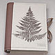 Album for a herbarium Sheet of the fern (A4, 30 Kraft sheets)
