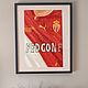 Заказать Постер AS Monaco 2004 - "FEDGONE". Isatonic art. Ярмарка Мастеров. . Плакаты и постеры Фото №3