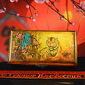 Фен-шуй и эзотерика handmade. Livemaster - original item A box for attracting money Tiger by Feng Shui.. Handmade.