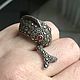 Винтаж: Новое!Крупное серебряное кольцо. Кольца винтажные. Vintage Fair. Интернет-магазин Ярмарка Мастеров.  Фото №2