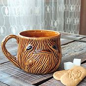 Посуда handmade. Livemaster - original item Mugs and cups: Mandrake happy. Handmade.