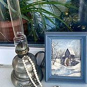 Винтаж handmade. Livemaster - original item Modern. Antique kerosene lamp. France. Handmade.