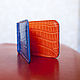 Wallet money clip crocodile leather. Clamps. TheFlyingTurtle. Online shopping on My Livemaster.  Фото №2