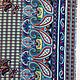 Искусственный шелк с каймой АРТ-0242, Ткани, Москва,  Фото №1
