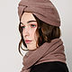 Knitted cashmere turban. Turban. BerKnitwear. Online shopping on My Livemaster.  Фото №2