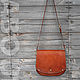 Leather bag OLLE, saddle bag, messenger, Messenger Bag, Sevsk,  Фото №1