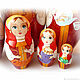 7 seater matryoshka Alenka height 21,5 cm (1). Dolls1. matrioska (mir-matrioshki). My Livemaster. Фото №6