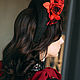 Шляпа ободок Розы. Шляпы. NovozhilovaHats. Ярмарка Мастеров.  Фото №7