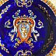 Antique Cupid plate Gien, France. Decorative vintage plates. 'Gollandskaya Vest-Indskaya kompaniya'. Интернет-магазин Ярмарка Мастеров.  Фото №2