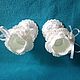Booties shoes for girl. Booties made of yarn. Babys bootees. Happy White. My Livemaster. Фото №4
