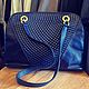 Заказать Винтаж:  Сумка из синей кожи Bally of Switzerland. Chic bags. Ярмарка Мастеров. . Сумки винтажные Фото №3