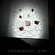 Витражные серьги «Искушение». Серьги классические. ◆frammenti vivi◆витражи от Натальи Берестовой. Ярмарка Мастеров.  Фото №6