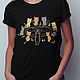 Cotton T-shirt ' Cat Ritual'. T-shirts and undershirts for men. Dreamshirts. Online shopping on My Livemaster.  Фото №2