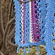 Knitted scarf 'Sakura', cotton, handmade. Scarves. DominikaSamara. My Livemaster. Фото №4