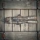 Вешалка "Рыба рыбная" из старого дерева. Вешалки и крючки. Driftwood из сарая (tmsava). Ярмарка Мастеров.  Фото №5