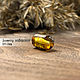 Order Beads barrel 7h11mm made of natural amber lemon with inclusions. LUXAMBER. Livemaster. . Beads1 Фото №3