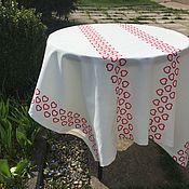 Для дома и интерьера handmade. Livemaster - original item Cotton tablecloth 