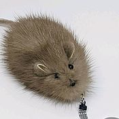 Сувениры и подарки handmade. Livemaster - original item Mouse souvenir, keychain made of mink fur. Handmade.