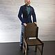 Wooden chair - furniture for dolls. Doll furniture. Butik Podarkov - dekor iz dereva. Интернет-магазин Ярмарка Мастеров.  Фото №2