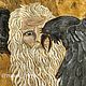 Заказать Руническое полотно из замши Бог Один. Ручная работа. Руническая Мастерская ФРЕЙЯ. Ярмарка Мастеров. . Алтарь Фото №3