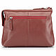 Women's leather Valerie bag (Bordeaux). Crossbody bag. Russian leather Guild. My Livemaster. Фото №4