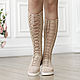 Botas de verano ' Daniela'. High Boots. KnittedBoots. Online shopping on My Livemaster.  Фото №2