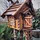 Избушка на курьих ножках. Фигуры садовые. @handmade_wood_decor_23region. Ярмарка Мастеров.  Фото №5