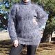 KNITTED DOWN SWEATER WARM FLUFFY 100% GOAT DOWN, Sweaters, Urjupinsk,  Фото №1