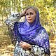  Openwork down cape is made with a hook. Shawls. Down shop. My Livemaster. Фото №6