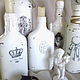 Бутылки интерьерные "French Vintage", Оформление бутылок, Липецк,  Фото №1