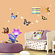 Luminous vinyl stickers - Butterflies and flowers. For walls and ceilings. Interior elements. Art-foto. Online shopping on My Livemaster.  Фото №2