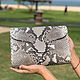 Clutch made from Python, Clutches, Moscow,  Фото №1