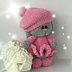 Вязаная игрушка вязаная зайка. Амигуруми куклы и игрушки. Рыжий кот (магазин вязаных идей). Интернет-магазин Ярмарка Мастеров.  Фото №2