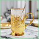 Gift Cup holder 'Pattern' z63, Tea & Coffee Sets, Chrysostom,  Фото №1