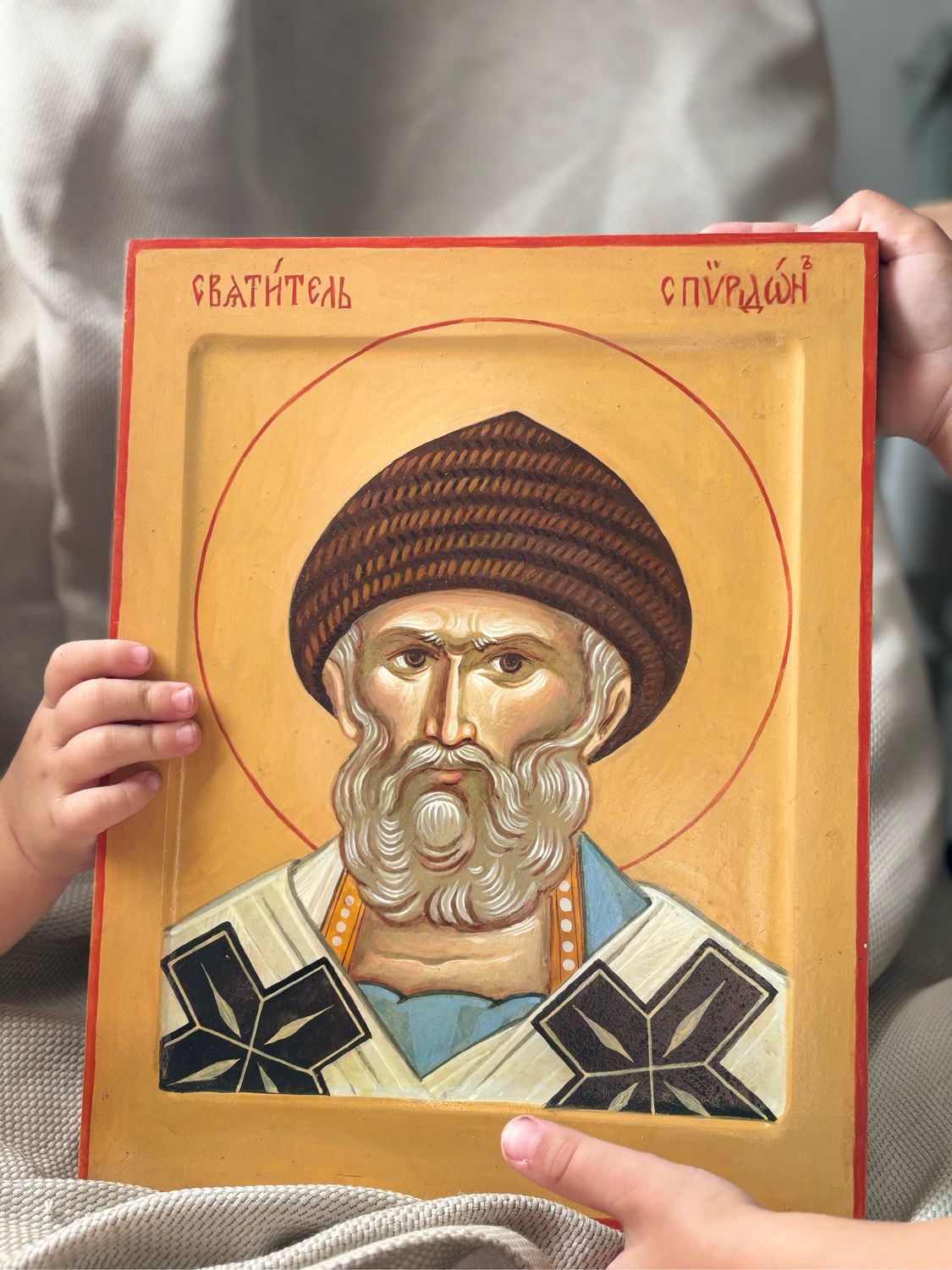 Иконы: рукописная икона Спиридона Тримифунтского в интернет-магазине на ...