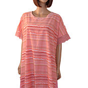Одежда handmade. Livemaster - original item Boho Long Summer Dress Large Size Loose Fit. Handmade.