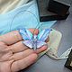Brooch sky Moth made of polymer clay. Brooches. AnnaMalnaya. My Livemaster. Фото №5