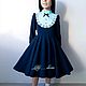 Школьное платье "Версаль" мята. Школьная форма. Little___dress. Ярмарка Мастеров.  Фото №4