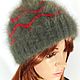Order Knitted women's hat with double Angora lapel. UrbanStyleKnit (usknits). Livemaster. . Caps Фото №3