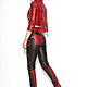 Order Suit leather jacket and trousers with a high waist. Lollypie - Modiste Cat. Livemaster. . Pants Фото №3
