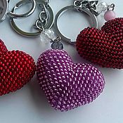 Сумки и аксессуары handmade. Livemaster - original item Heart Keychain. Handmade.