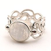 Серебряное кольцо с опалом на заказ