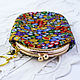 Order Eyeglass case with Gold Clasp multicolored Stones. Vash sacvoyage. Livemaster. . Eyeglass case Фото №3